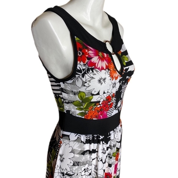 Elie McCarthy Floral Maxi Dress Size S - Picture 3 of 7